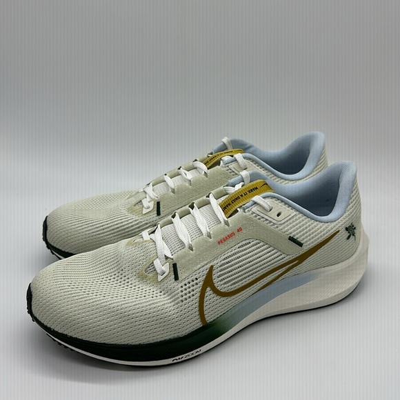 New Men’s Nike Air Zoom Pegasus 40 Sea Glass Bright Mandarin FV3631-081 NWOB - Picture 4 of 6